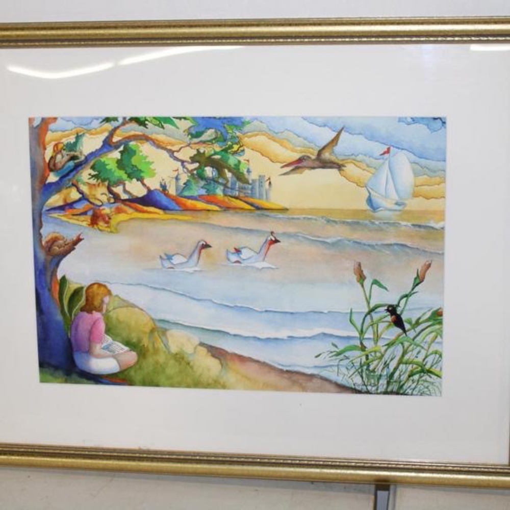 Original Gelseichter lakeshore Vintage Fine Art
